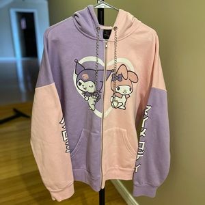 My Melody & Kuromi by Sanrio Zip Up Hoodie